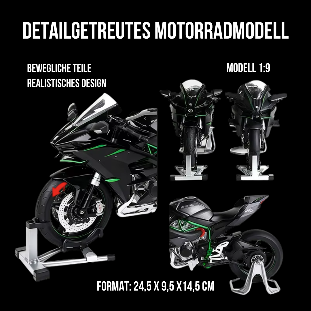 LED Racing Motorrad mit Sound & Rauch