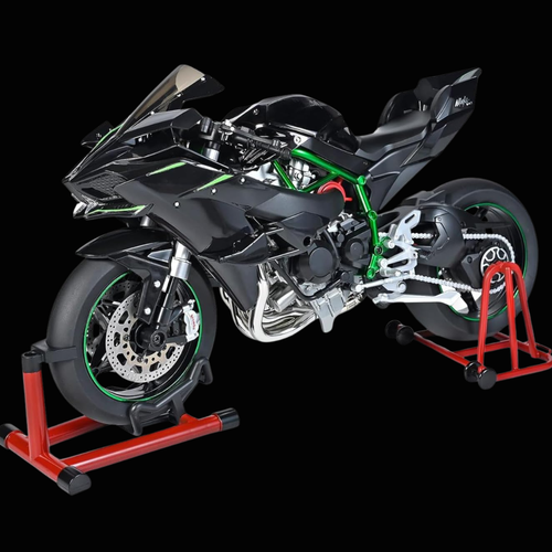 LED Racing Motorrad mit Sound & Rauch